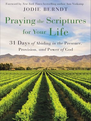 cover image of Praying the Scriptures for Your Life
